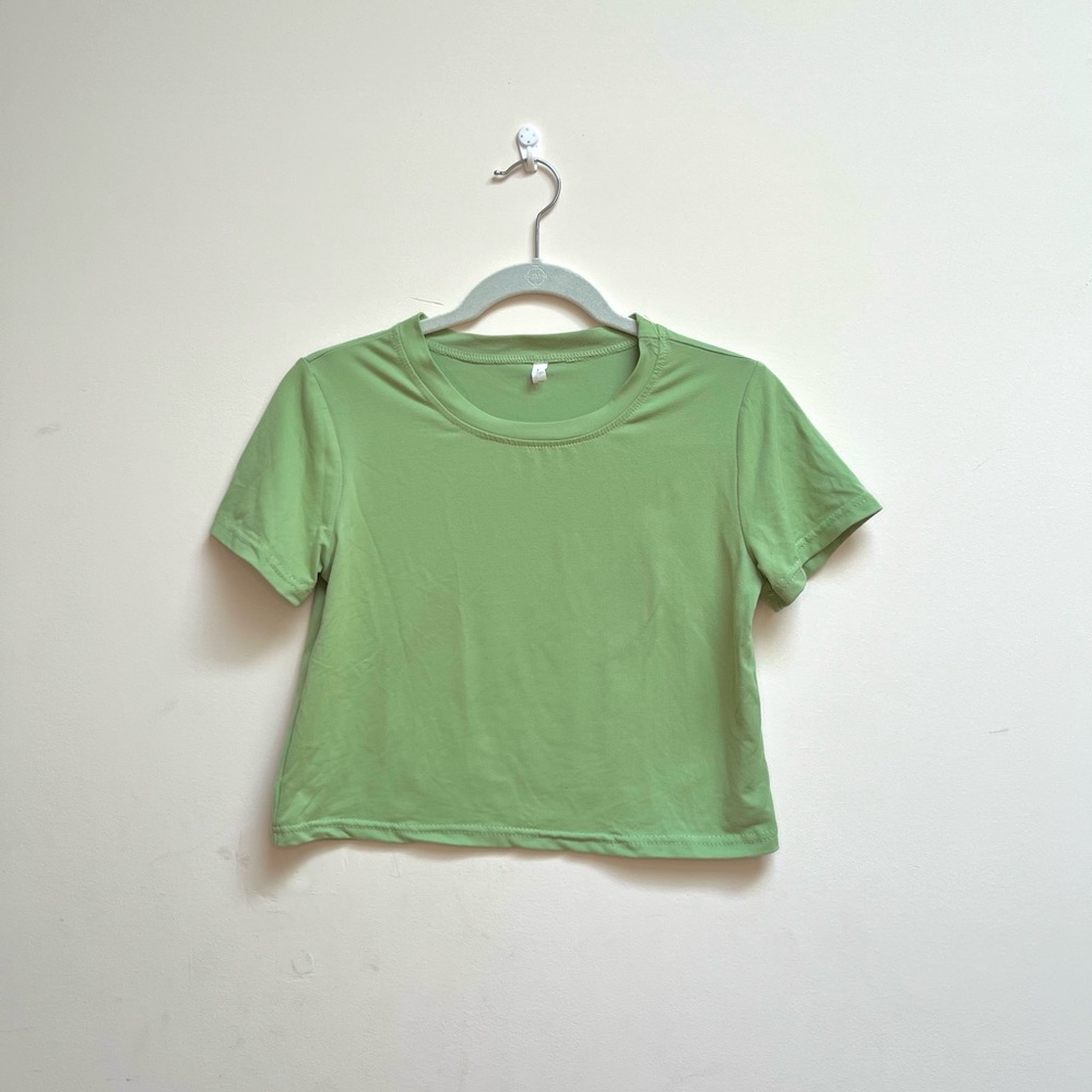 lime green baby tee